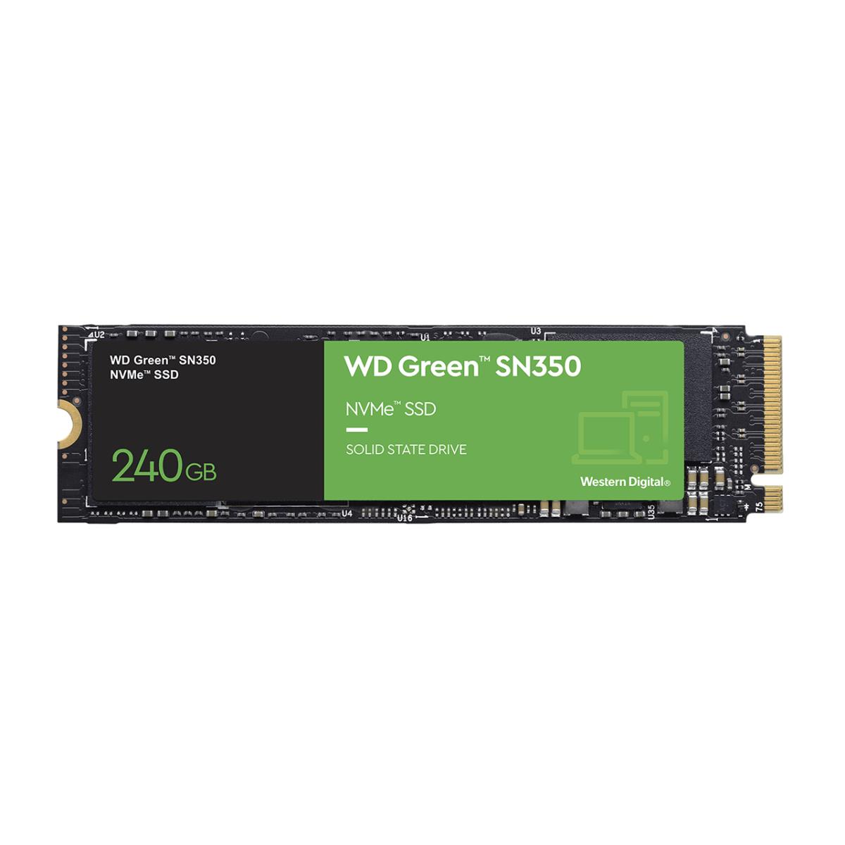 SSD - WD Green SN350 - 240GB - Pci-e Gen3 x4 - M.2 2280
