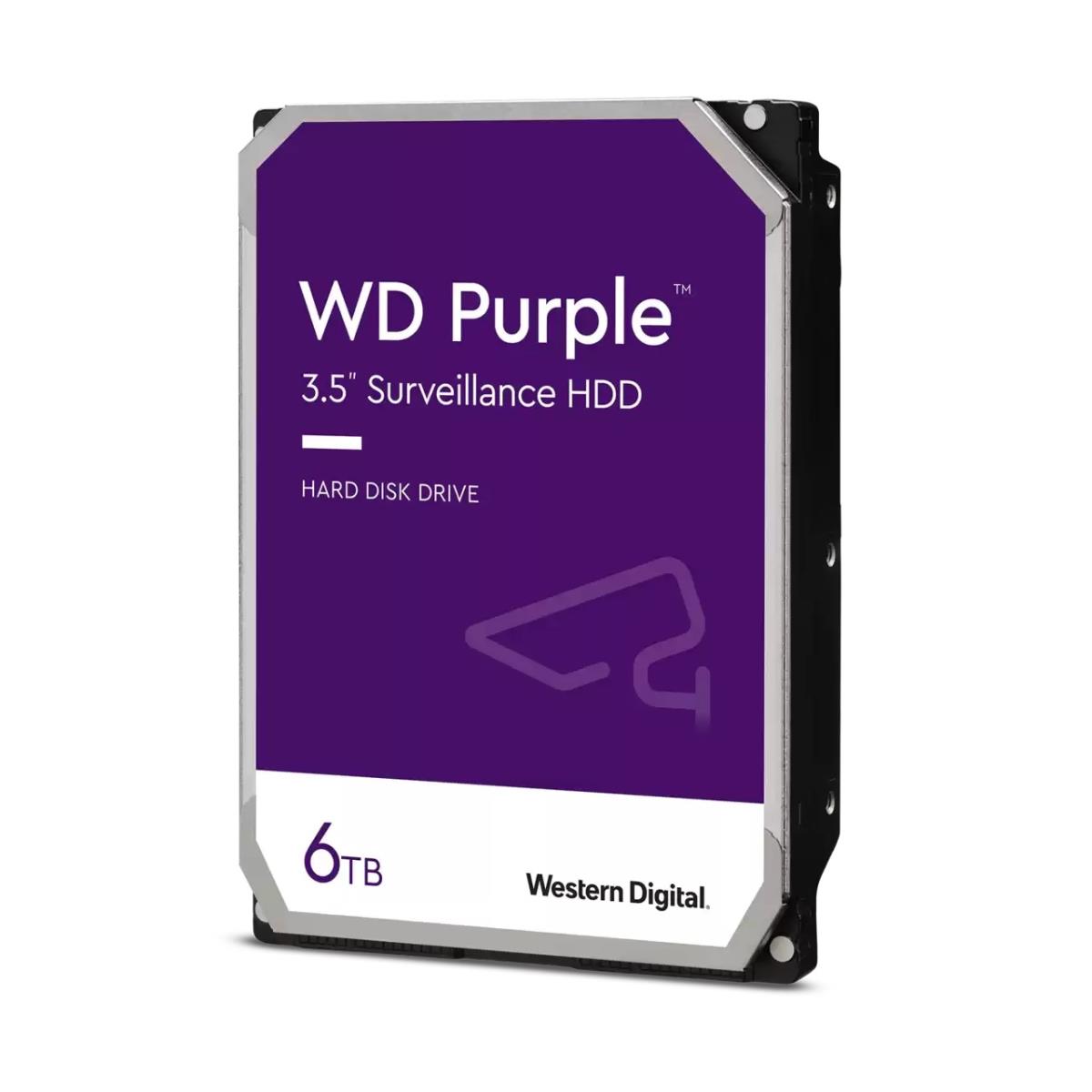 Hard Drive - Wd Purple WD63PURZ - 6000GB - SATA 6gb/s - 3.5in - 5400 Rpm - 256MB Cache