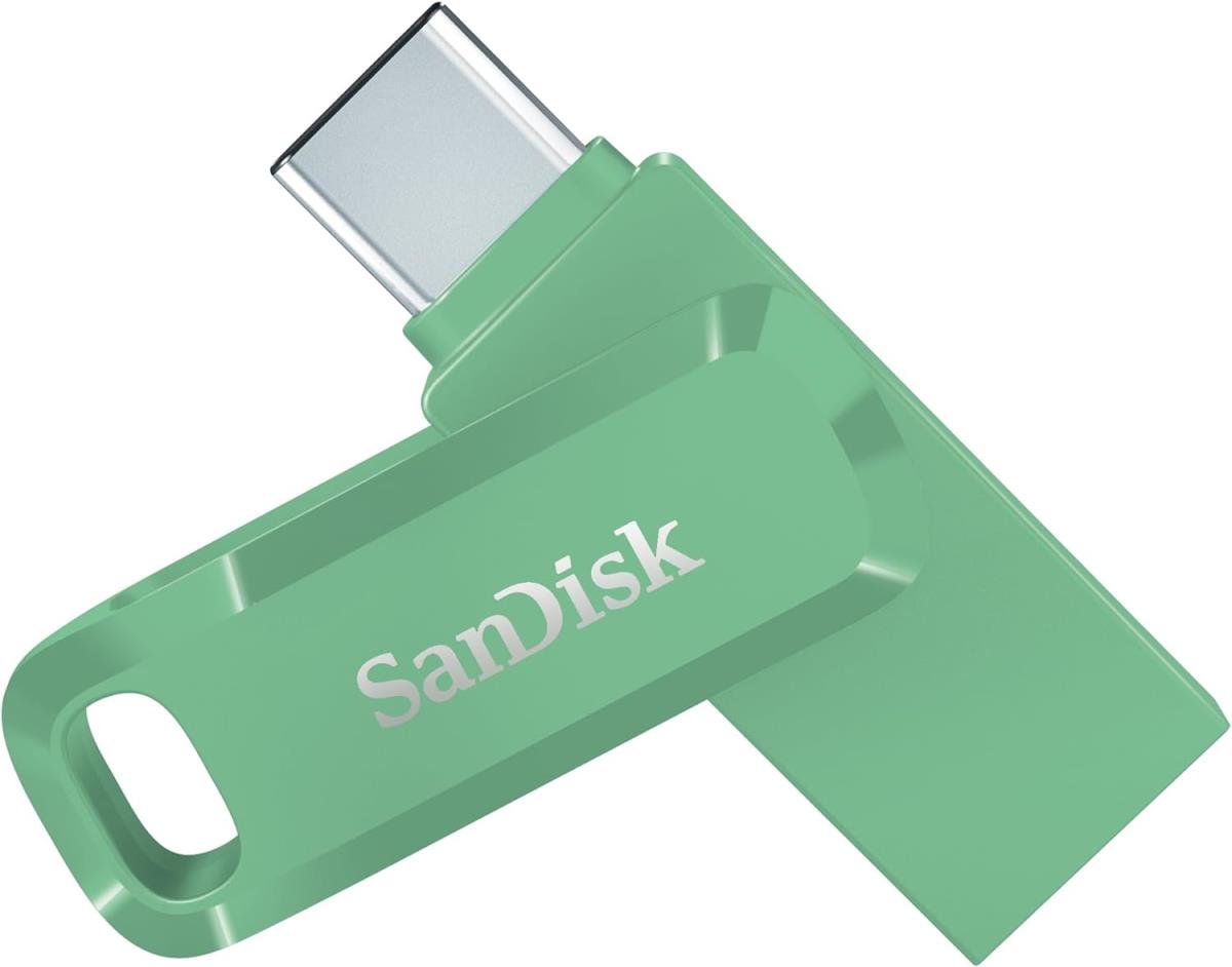 SanDisk Ultra Dual Drive Go - 64GB USB Stick - USB-C / USB-A - Green