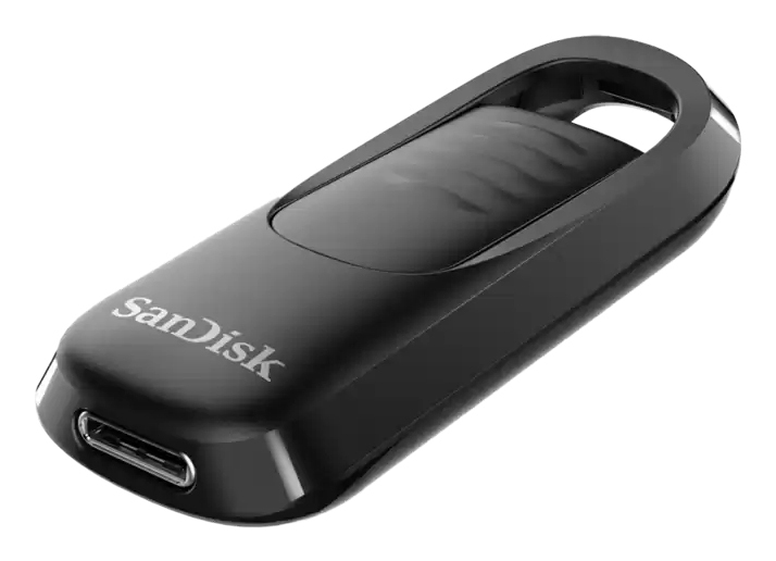 Sandisk Ultra Slider - 256GB USB Stick - USB-C 3.2 Gen 1 - Retractable Connector