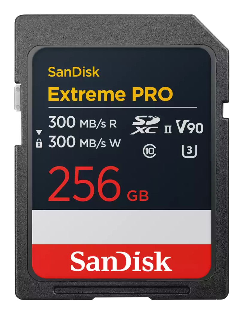 SD Extreme PRO 256GB SD UHS-II (V90)