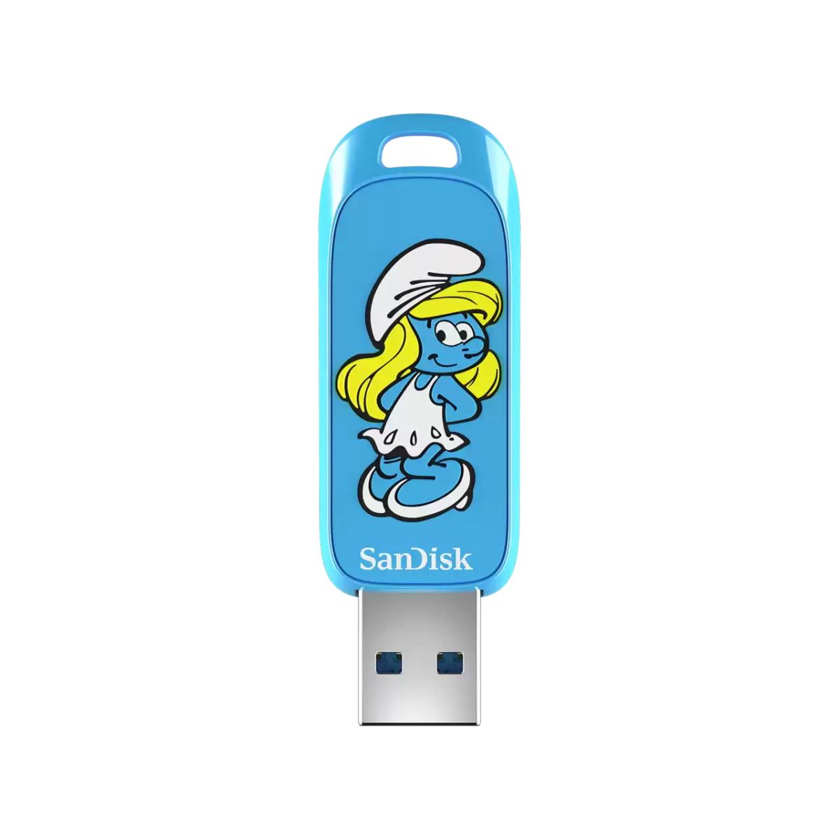 SanDisk Smurfette - 256GB USB Stick - USB 3.2 Gen 1