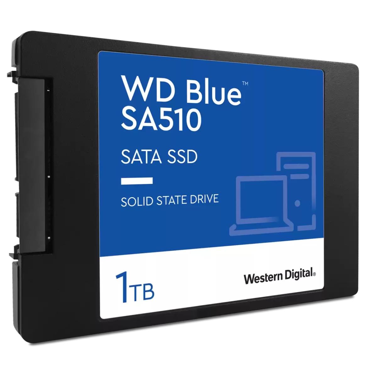 SSD - WD Blue SA510 - 1TB - SATA 6Gb/s - 2.5in - 7mm Cased