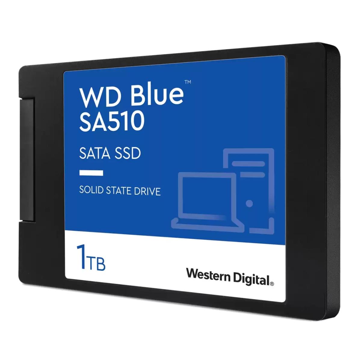 SSD - WD Blue SA510 - 1TB - SATA 6Gb/s - 2.5in - 7mm Cased