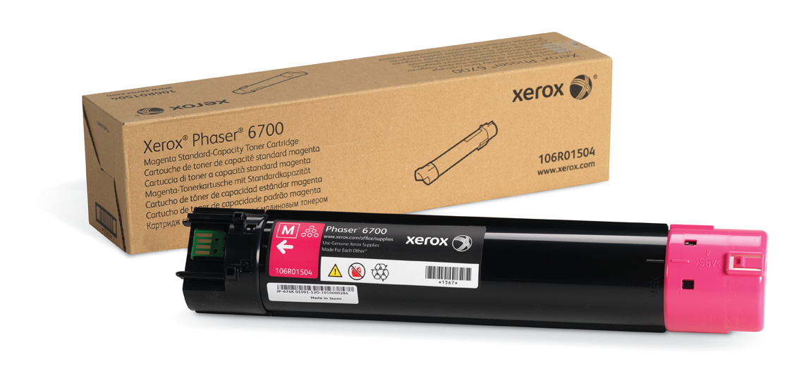 Toner Cartridge - Standard Yield - 5000 Pages - Magenta (106R01504)