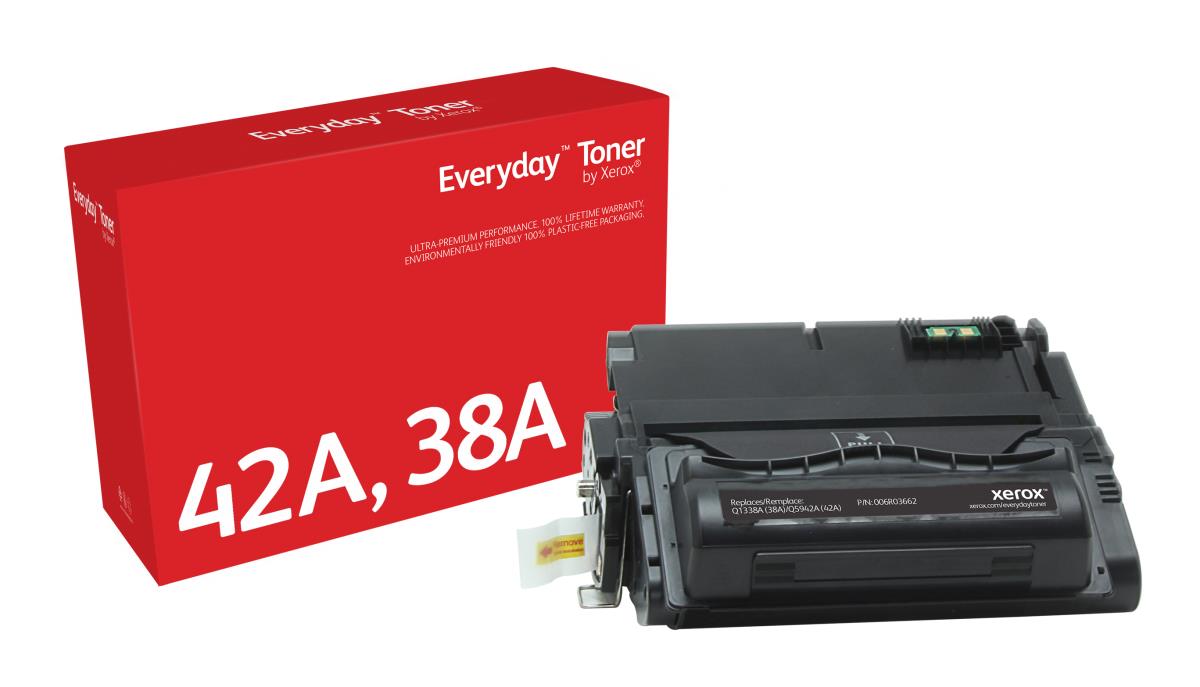 Black Toner Cartridge like HP 42A / 38A for LaserJ