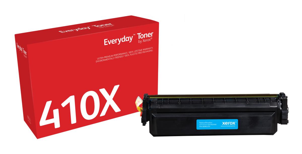 High Yield Cyan Toner Cartridge like HP 410X for C