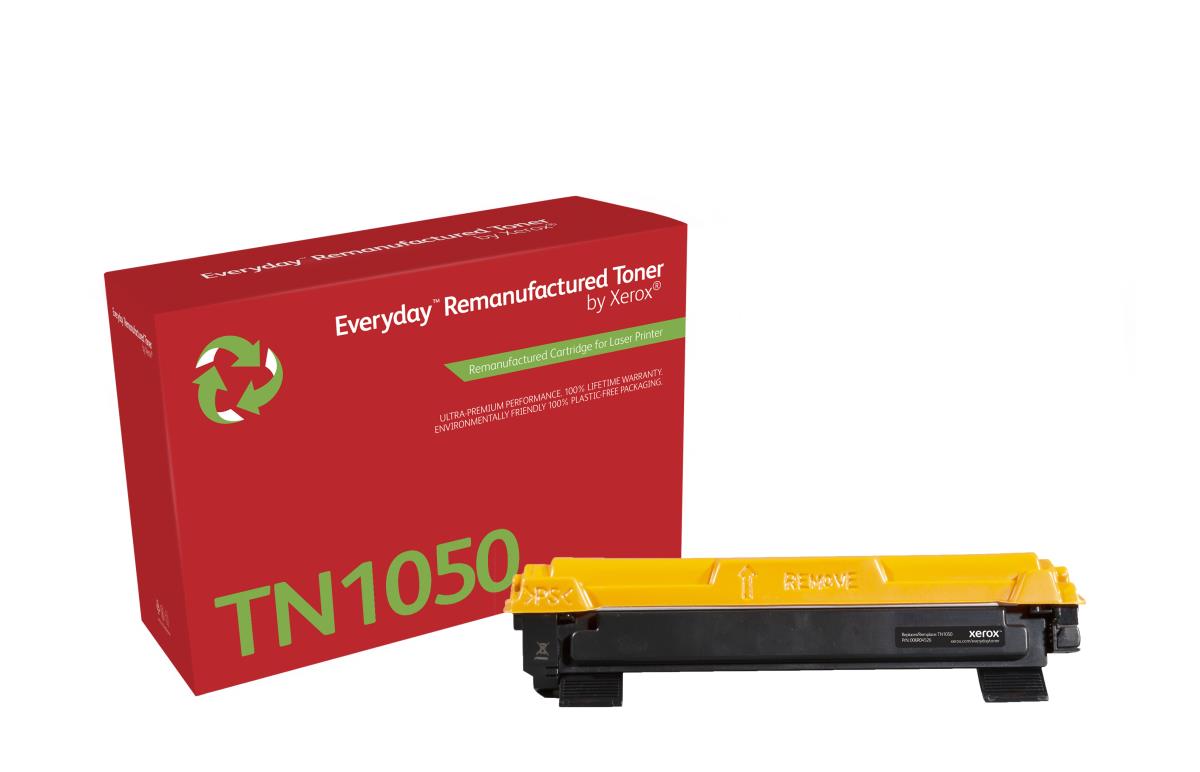 Remanufactured Everyday Compatible Toner Cartridge - Brother TN-1050 - Standard Yield - 1000 Pages - Black