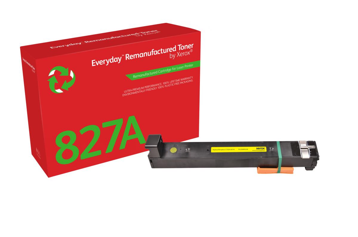 Compatible Toner Cartridge - HP 827A (CF302A) - Standard Yield - Yellow