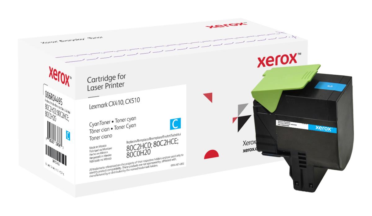Everyday Compatible Toner Cartridge - Lexmark 80c2hc0 / 80c2hce / 80c0h20 - High Capacity - 3000 Pages - Cyan