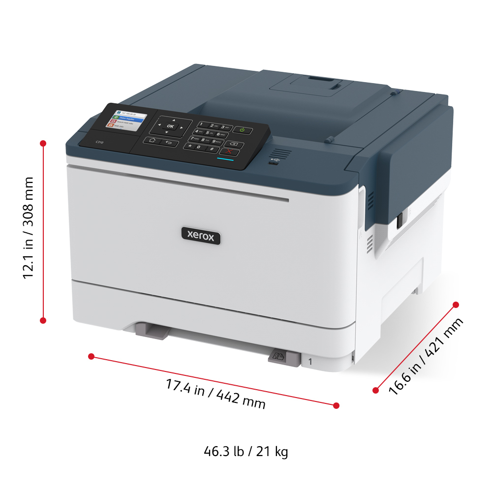 C310V_DNI - Color Printer - Laser - A4/Legal - USB / Ethernet / Wireless