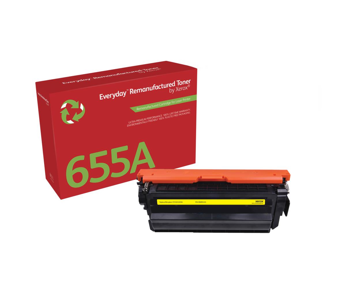 Everyday Compatible Toner Cartridge - HP 655A (CF452A) - Standard Yield - Yellow