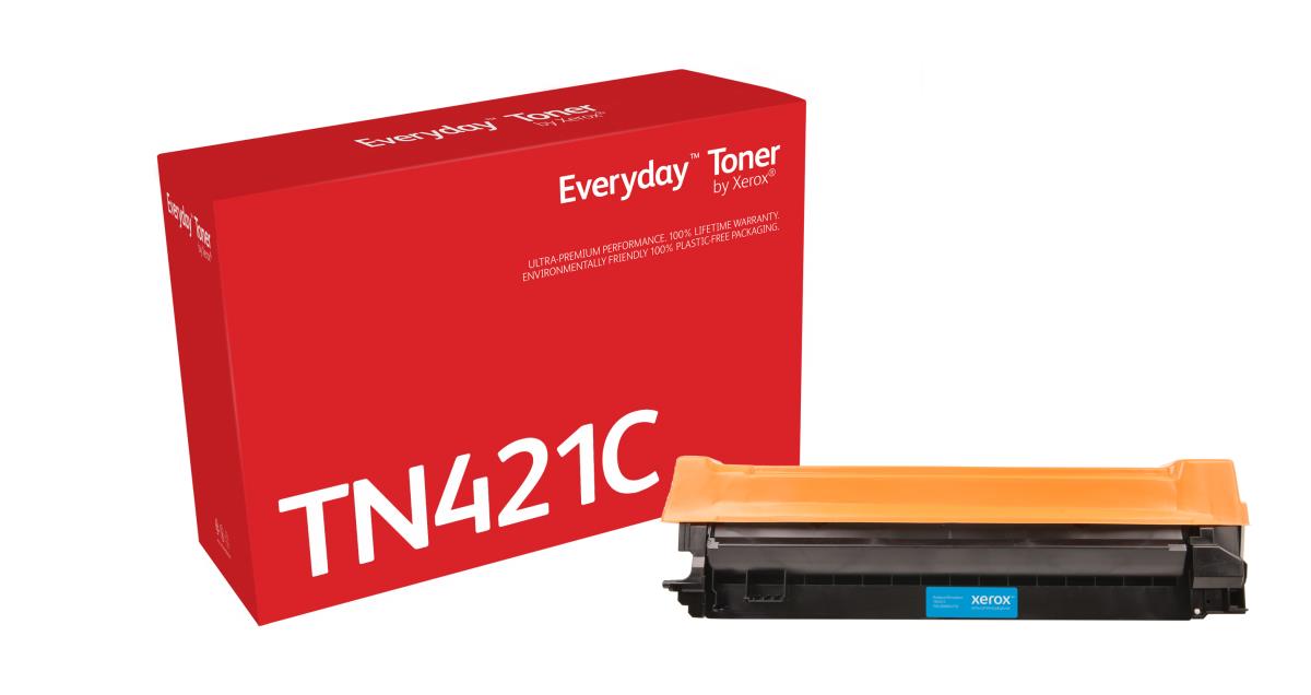 Everyday Compatible Toner Cartridge - Brother TN-421C - Standard Yield - 1800 Pages - Cyan