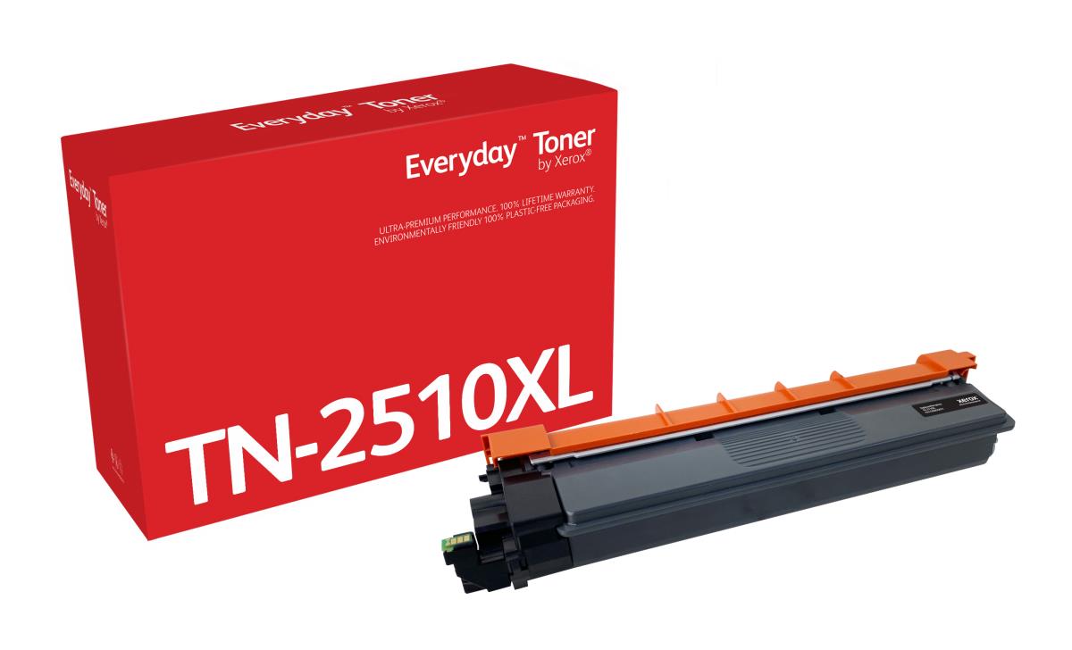 Everyday Compatible Toner Cartridge - Brother TN2510XL - High Yield - 3000 Pages - Black