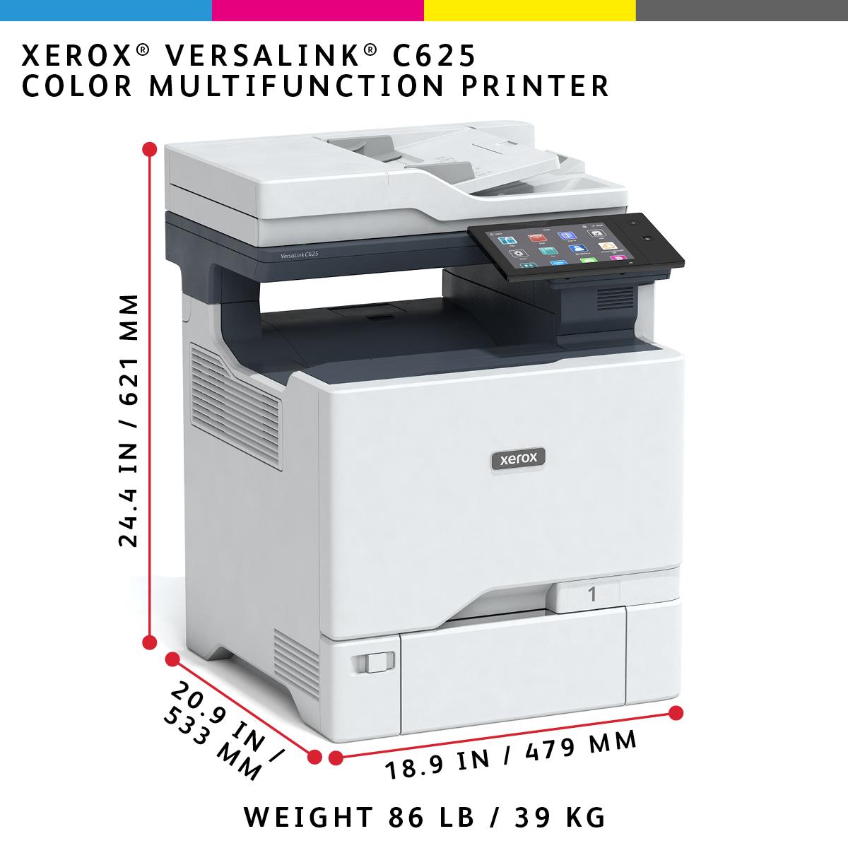 VersaLink C625V/DN - Color Multifunction - Laser - A4 - USB/ Ethernet / NFC