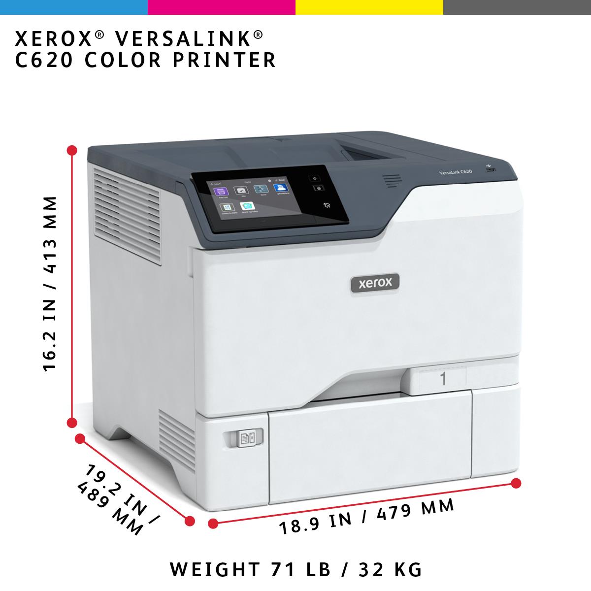 VersaLink C620V/DN - Color Multifunction - Laser - A4 - USB/ Ethernet / NFC