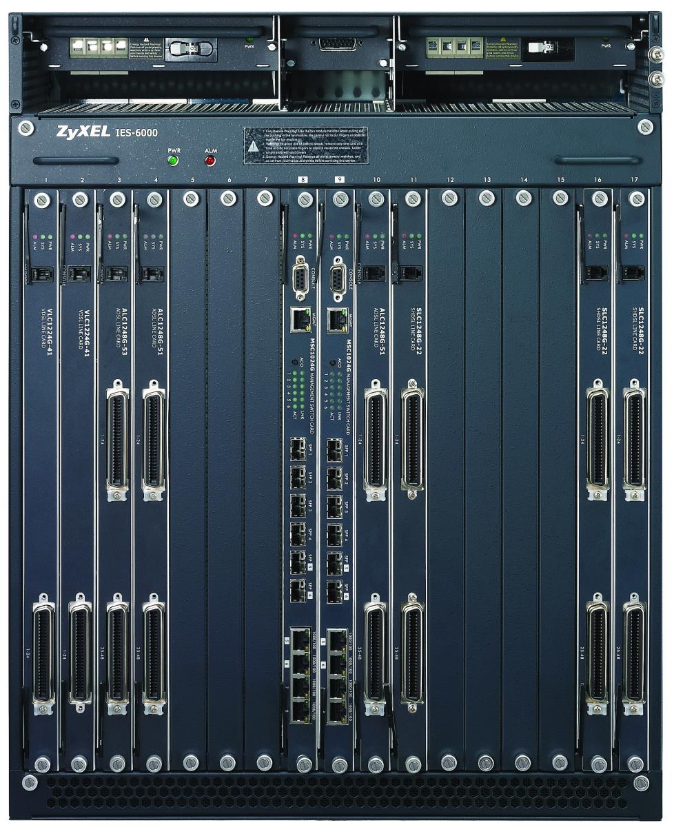 Ies-6000m - 12.5u Chassis Msan - 17 Slot