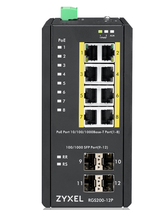 Rgs200 12p - Gbe Managed Poe+ Switch - 12-port