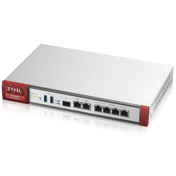 Zywall Vpn100 - Vpn Firewall - 4x Lan/dmz 2x Wan 1x Sfp