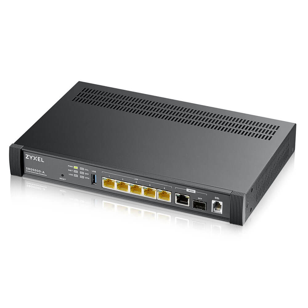 Sbg5500a - Multi-wan Gigabit Vpn Router Annex A - 4x Lan 1x Wan/lan 1x Wan 1x Sfp