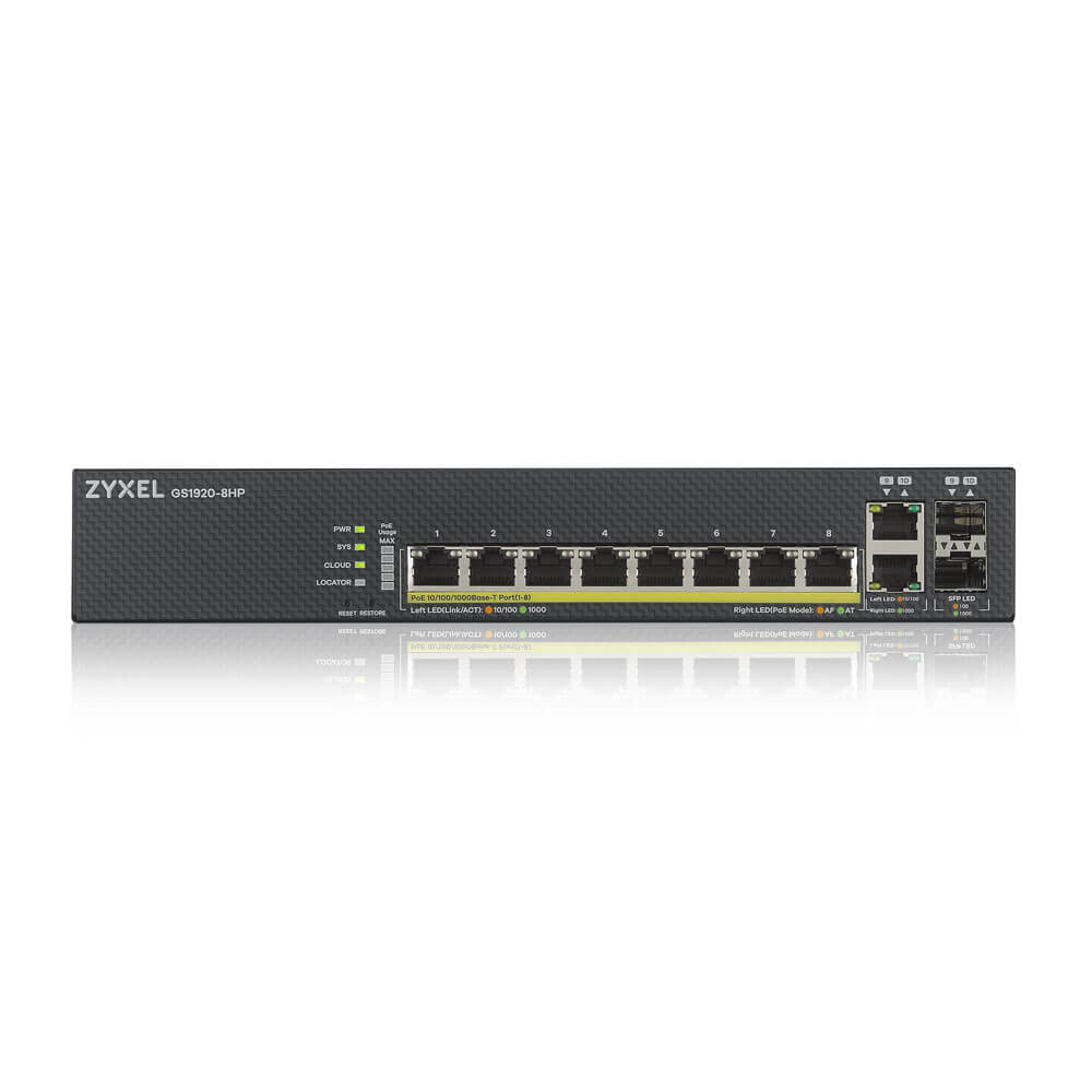 Gs1920 8hp V2 - Gbe Smart Managed Switch Poe+ - 8 Port