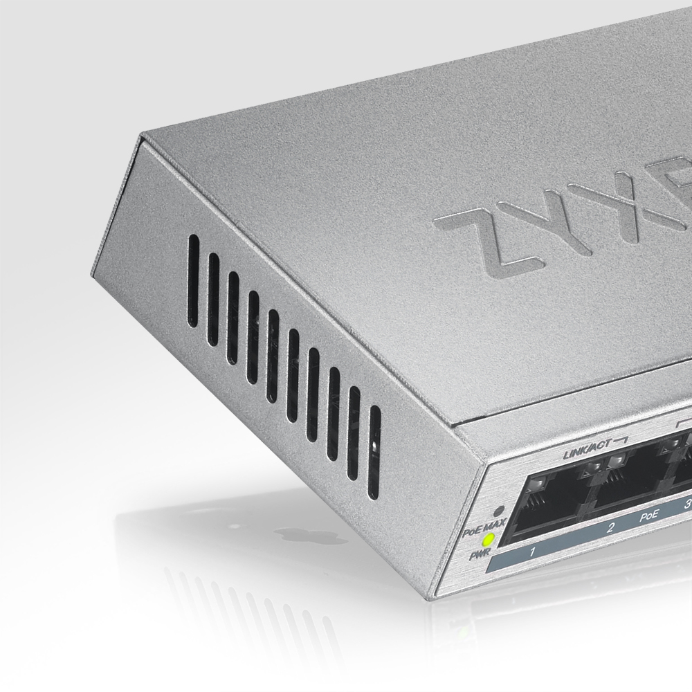 Gs1005hp - Gbe Unmanaged Poe+ Switch - 5 Port