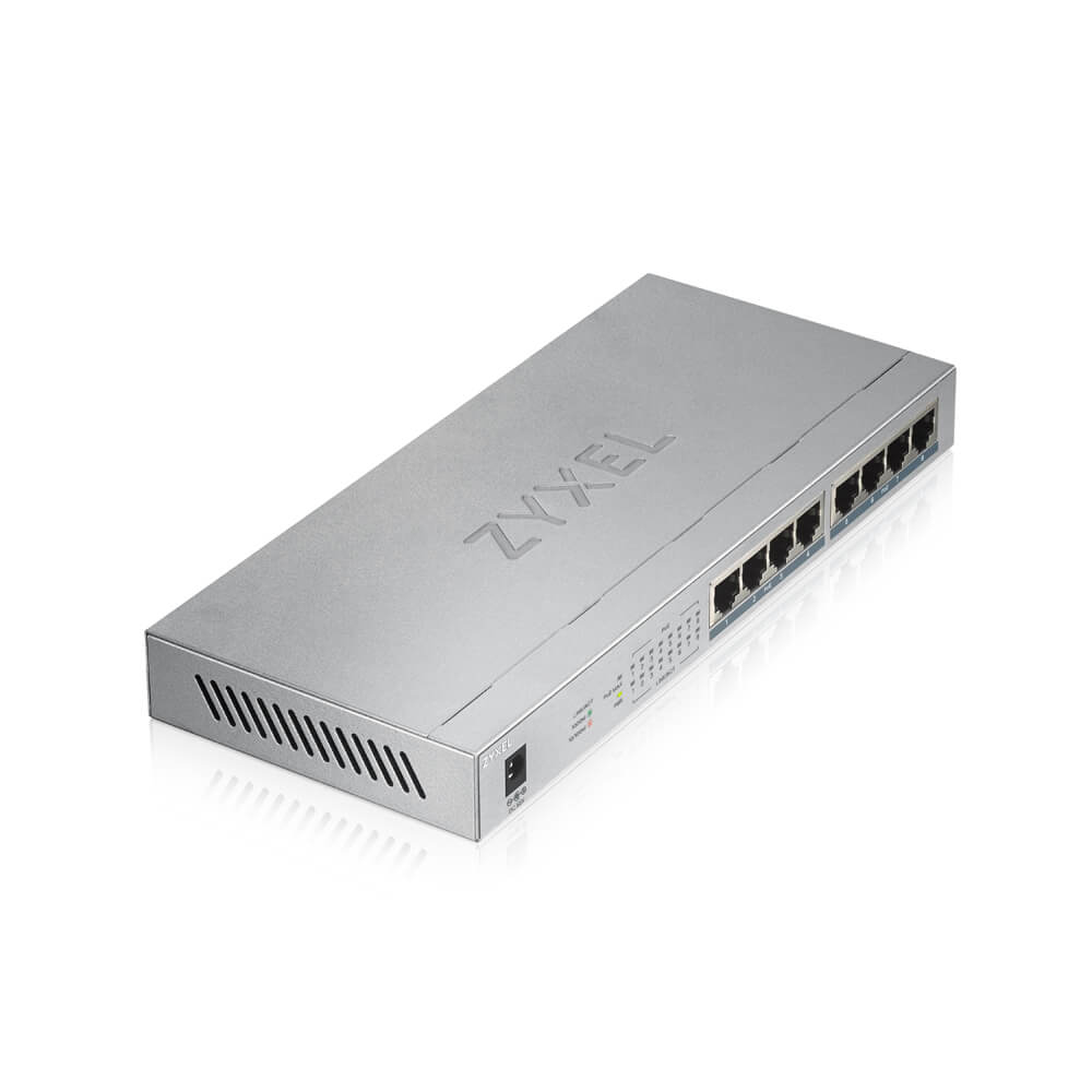 Gs1008hp - Gbe Unmanaged Poe+ Switch - 8 Port