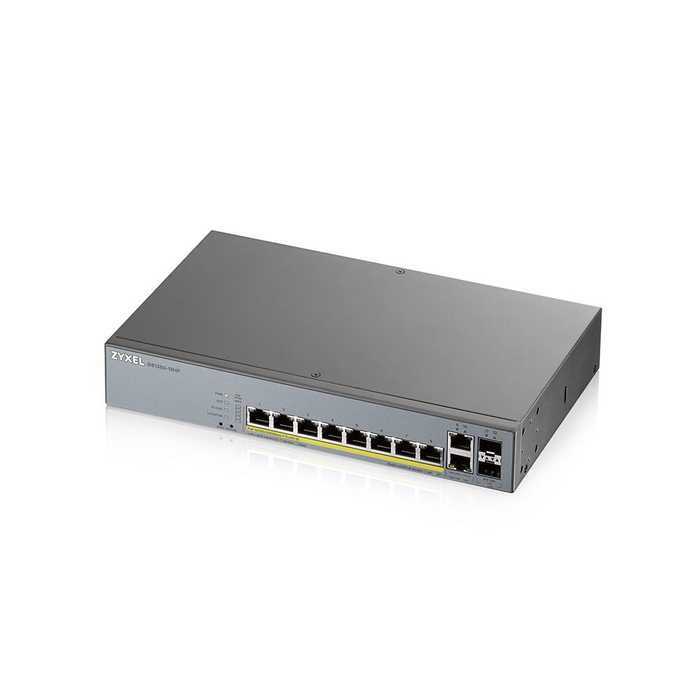 Gs1350-12hp - Smart Managed Switch For Surveillance - 12 Port - Cctv Poe
