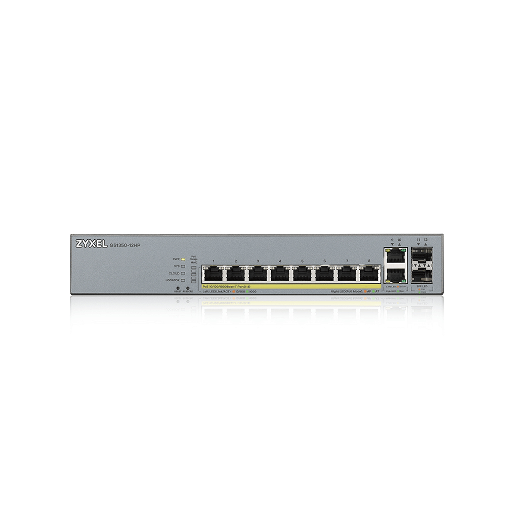 Gs1350-12hp - Smart Managed Switch For Surveillance - 12 Port - Cctv Poe