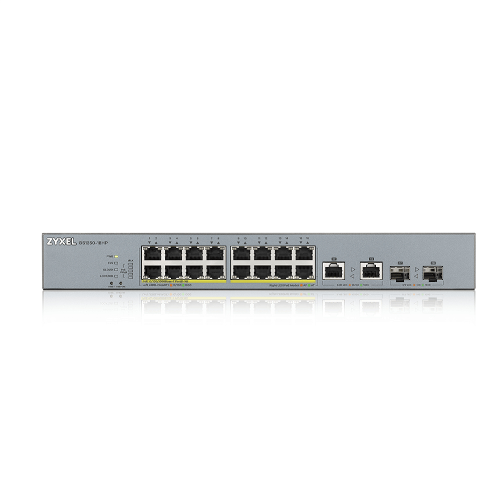 Gs1350-18hp - Smart Managed Switch For Surveillance - 18 Port - Cctv Poe