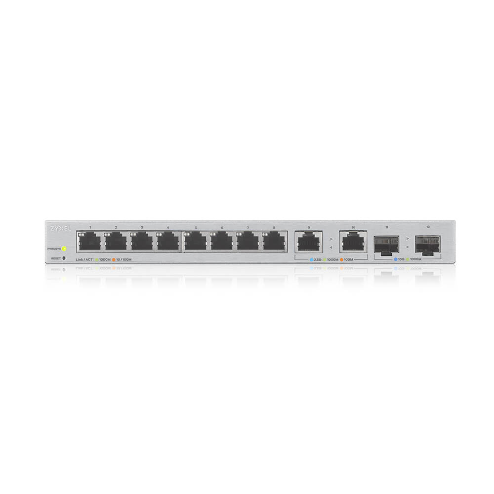 Xgs1210 12 - 12port Web Managed Multi Gigabit Switch With 2x 2.5g And 2x 10g Sfp+