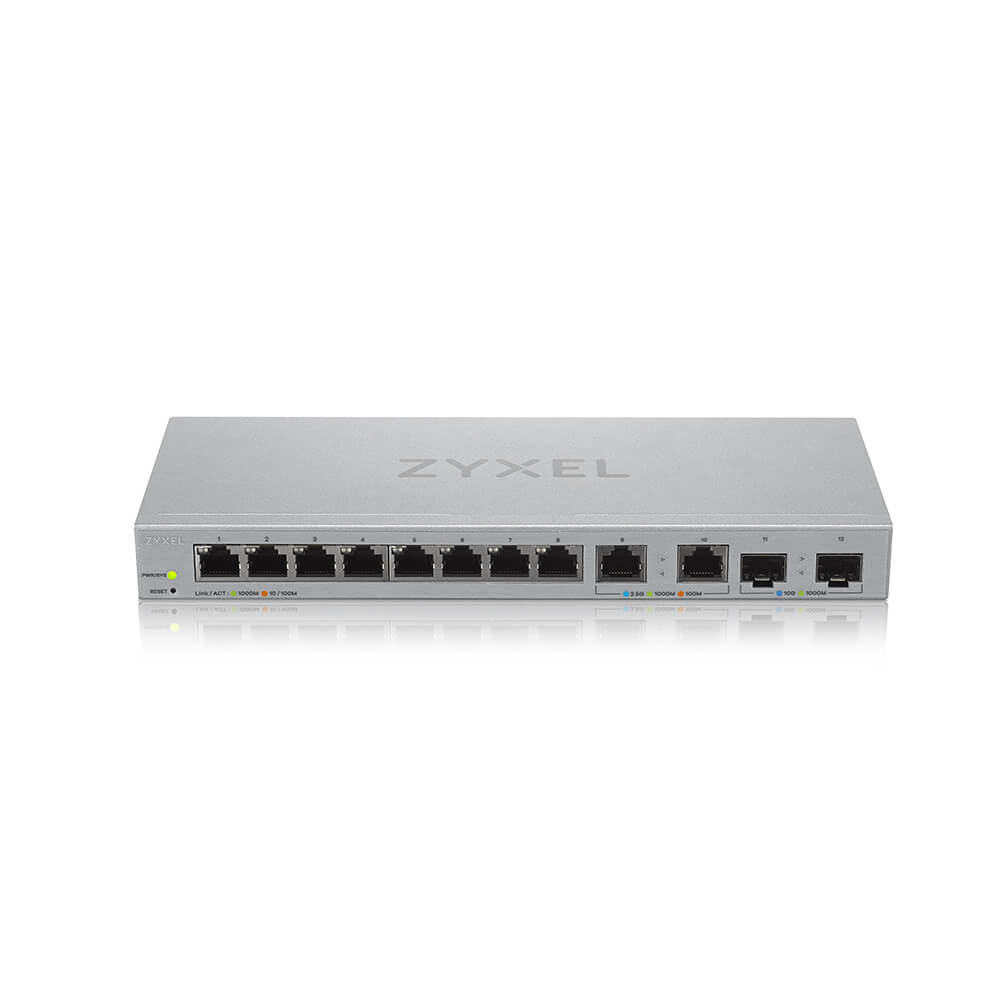 Xgs1210 12 - 12port Web Managed Multi Gigabit Switch With 2x 2.5g And 2x 10g Sfp+