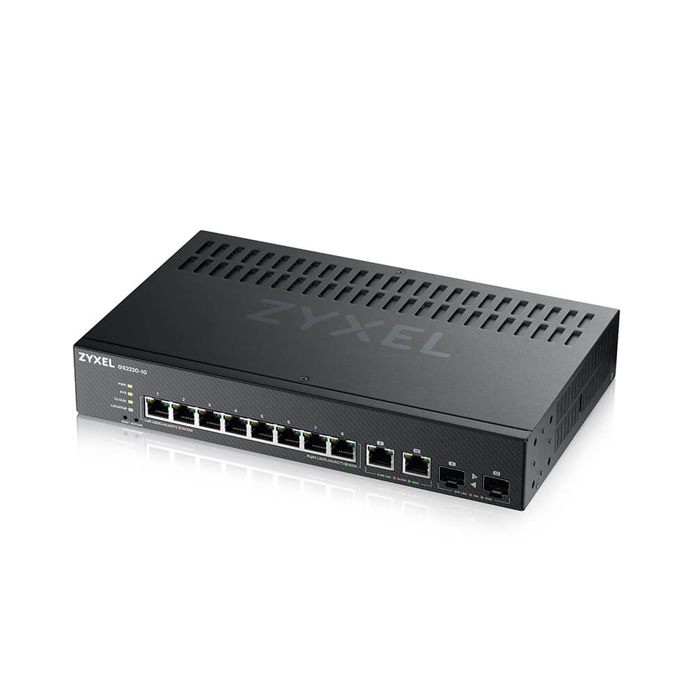 Gs2220 10 - Gbe L2 Managed Switch - 10 Total Ports