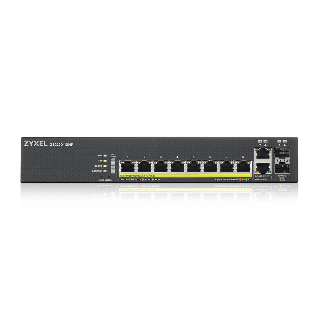 Gs2220 10hp - Gbe L2 Poe Managed Switch - 10 Total Ports