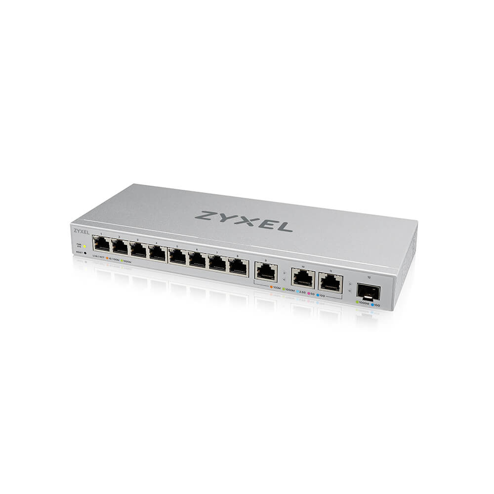 Xgs1250 12 - 12port Managed Switch With 8x 10/100/1000 + 3x 100/1000/2.5g/5g/10gbase-t + 1x Sfp+