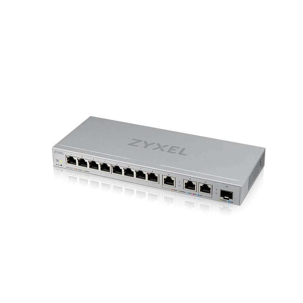 Xgs1250 12 - 12port Managed Switch With 8x 10/100/1000 + 3x 100/1000/2.5g/5g/10gbase-t + 1x Sfp+