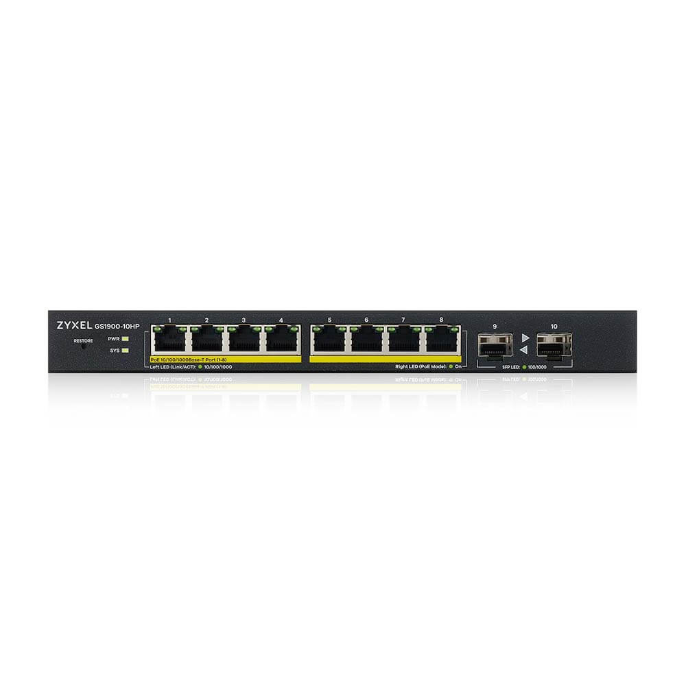 Gs1900 10hp V2 - Gbe Smart Managed Switch Poe+ - 10 Port
