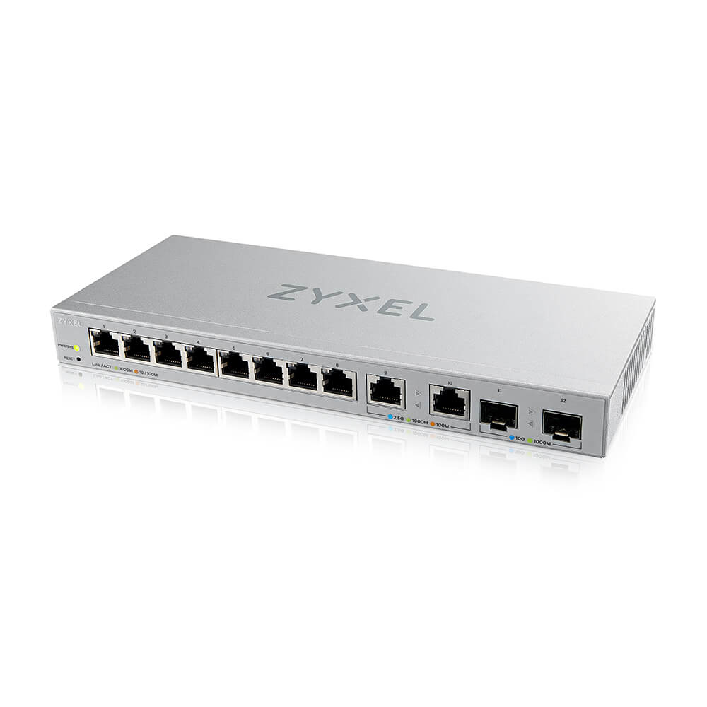 Xgs1210 12 V2 - 12port Web Managed Multi Gigabit Switch With 2x 2.5g And 2x 10g Sfp+