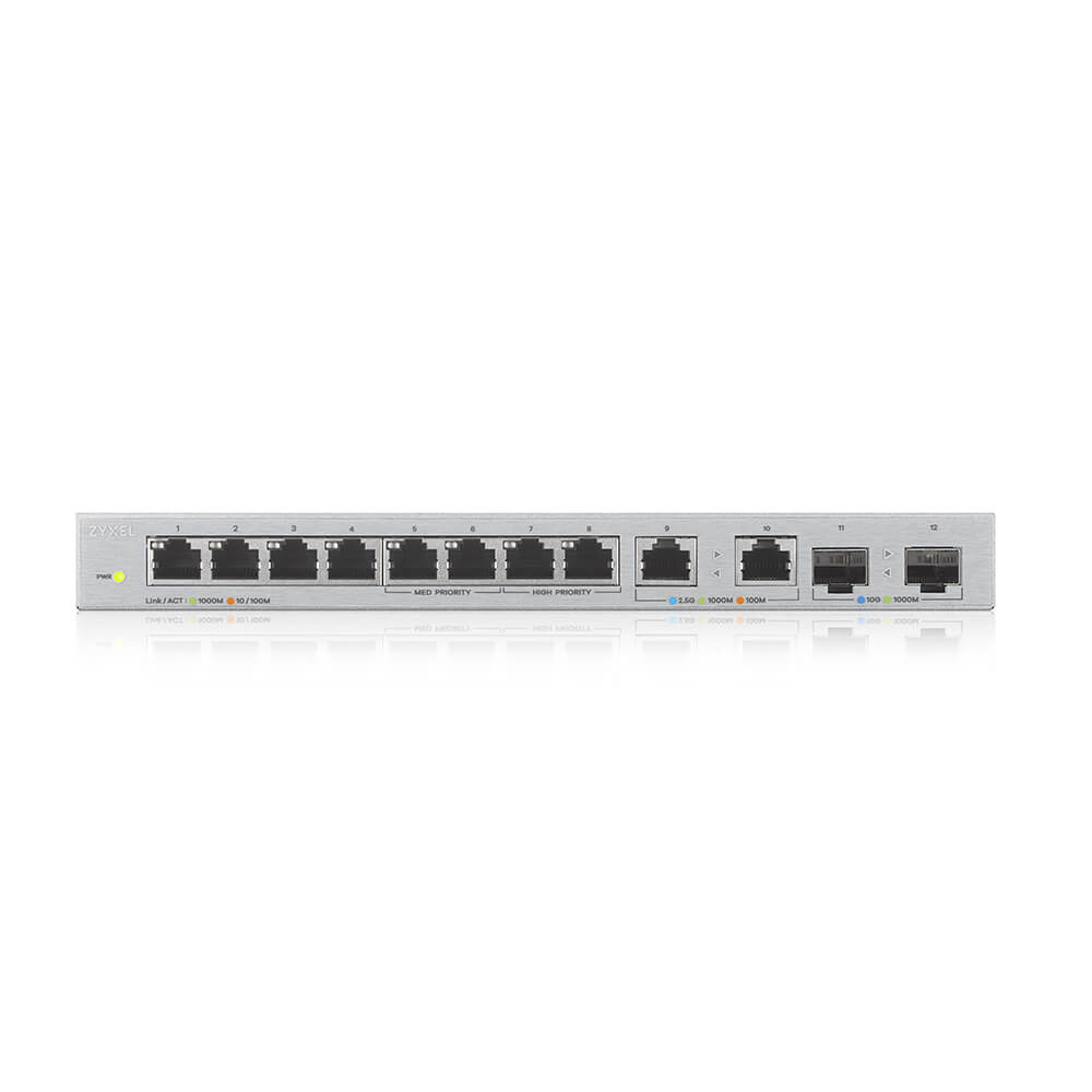 Xgs1010 12 V2 - 12port Unmanaged Multi-gigabit Switch With 2x 2.5g And 2x 10g Sfp+