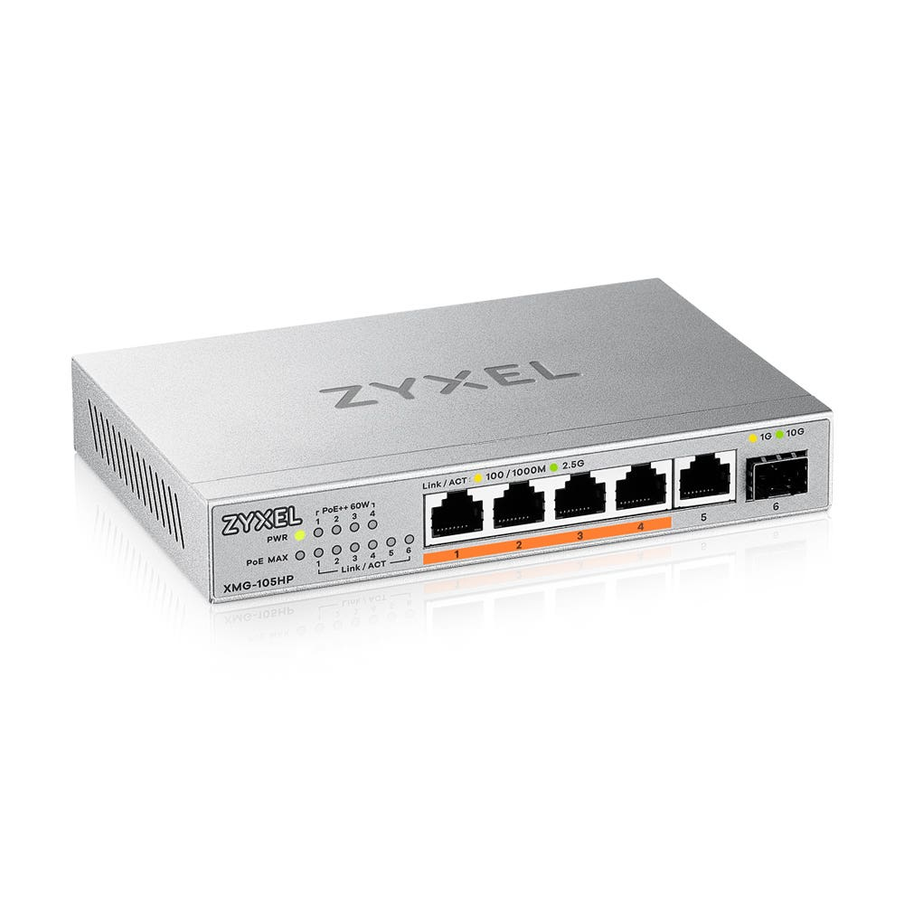 Xmg105hp - 5ports Poe+ Desktop Multigig Unmanaged Switch