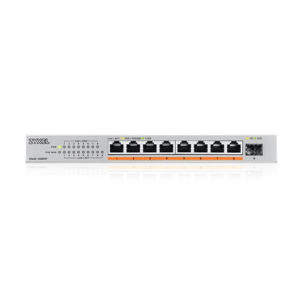 Xmg108 - 8ports Poe+ Desktop Multigig Unmanaged Switch