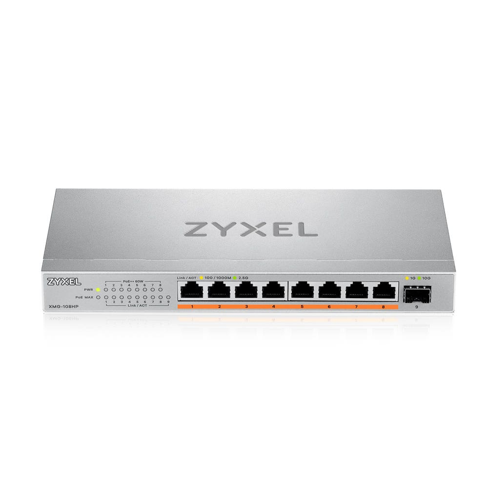 Xmg108 - 8ports Poe+ Desktop Multigig Unmanaged Switch