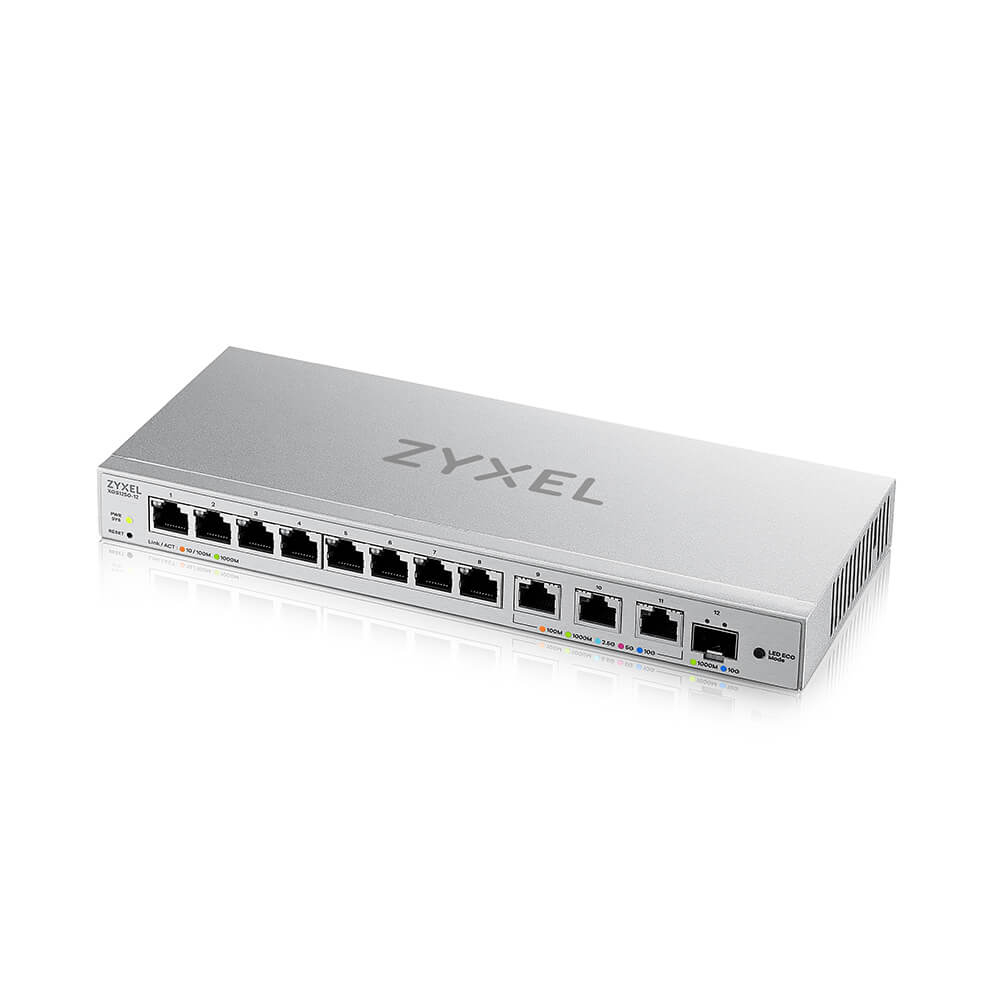 Xgs1250 12 V2 - 12port Managed Switch With 8x 10/100/1000 + 3x 100/1000/2.5g/5g/10gbase-t + 1x Sfp+