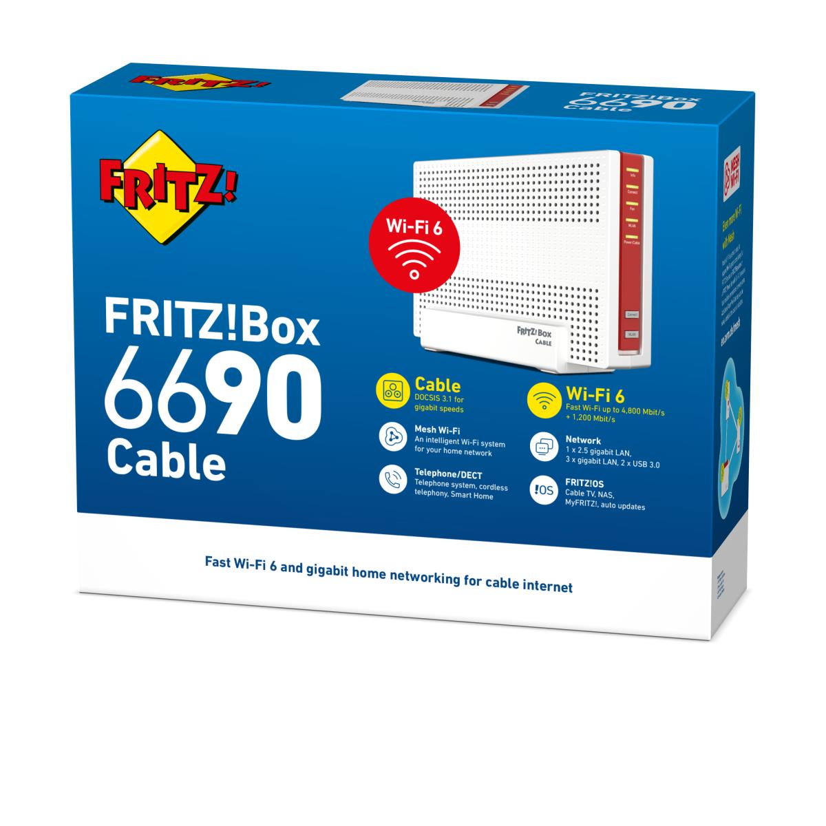 Fritz Box 6690 Cable Retail International