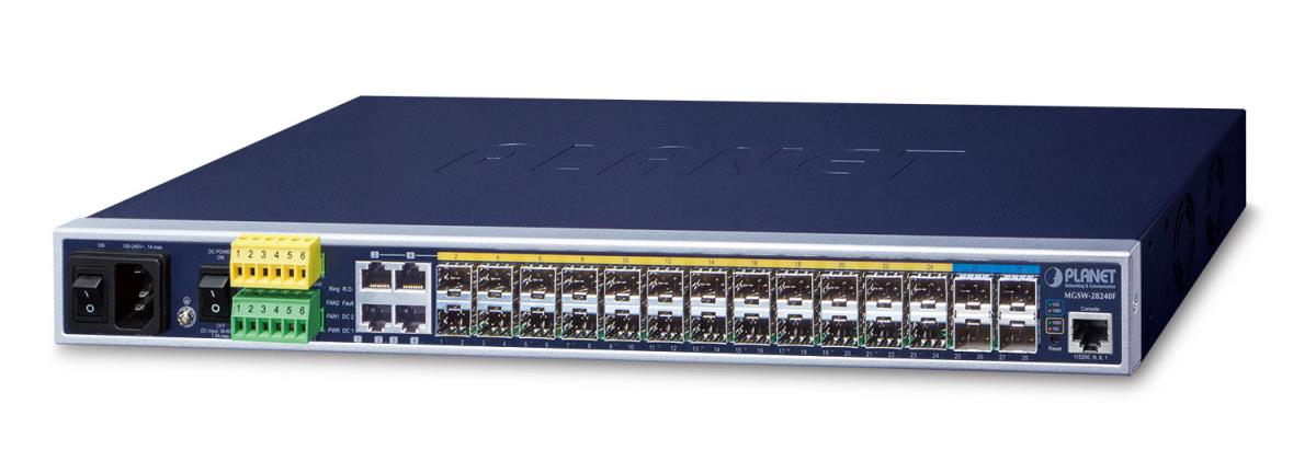 Managed Metro Switch 24-port 100/1000x Sfp + 4 - Port 10g Sfp+ L2/l4