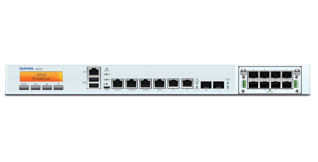 Firewall - SG 210 - Rev.3 - Security Appliance - 1U - EU/UK Power Cord