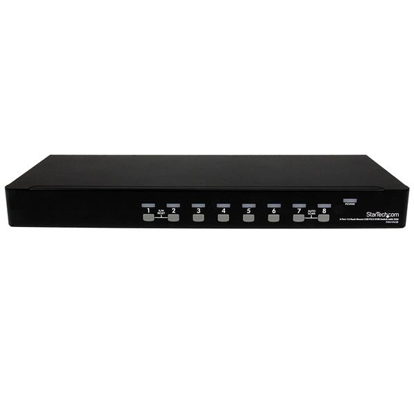 KVM Switch 8 Port 1u Rackmount USB Ps/2 With Osd