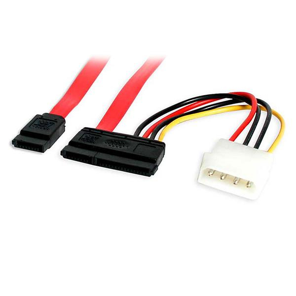 Cable SATA Drive Connection With Low Profile4 Power Adapter 45cm