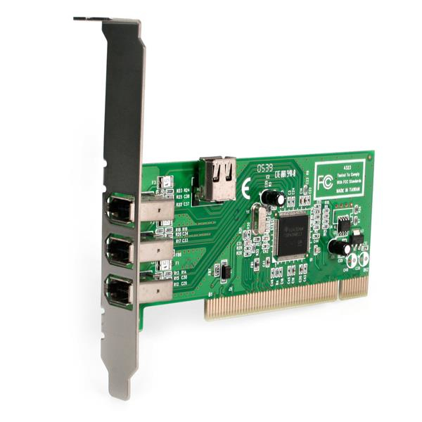 Firewire Card Ieee-1394 3-port PCI Mac/ Pc