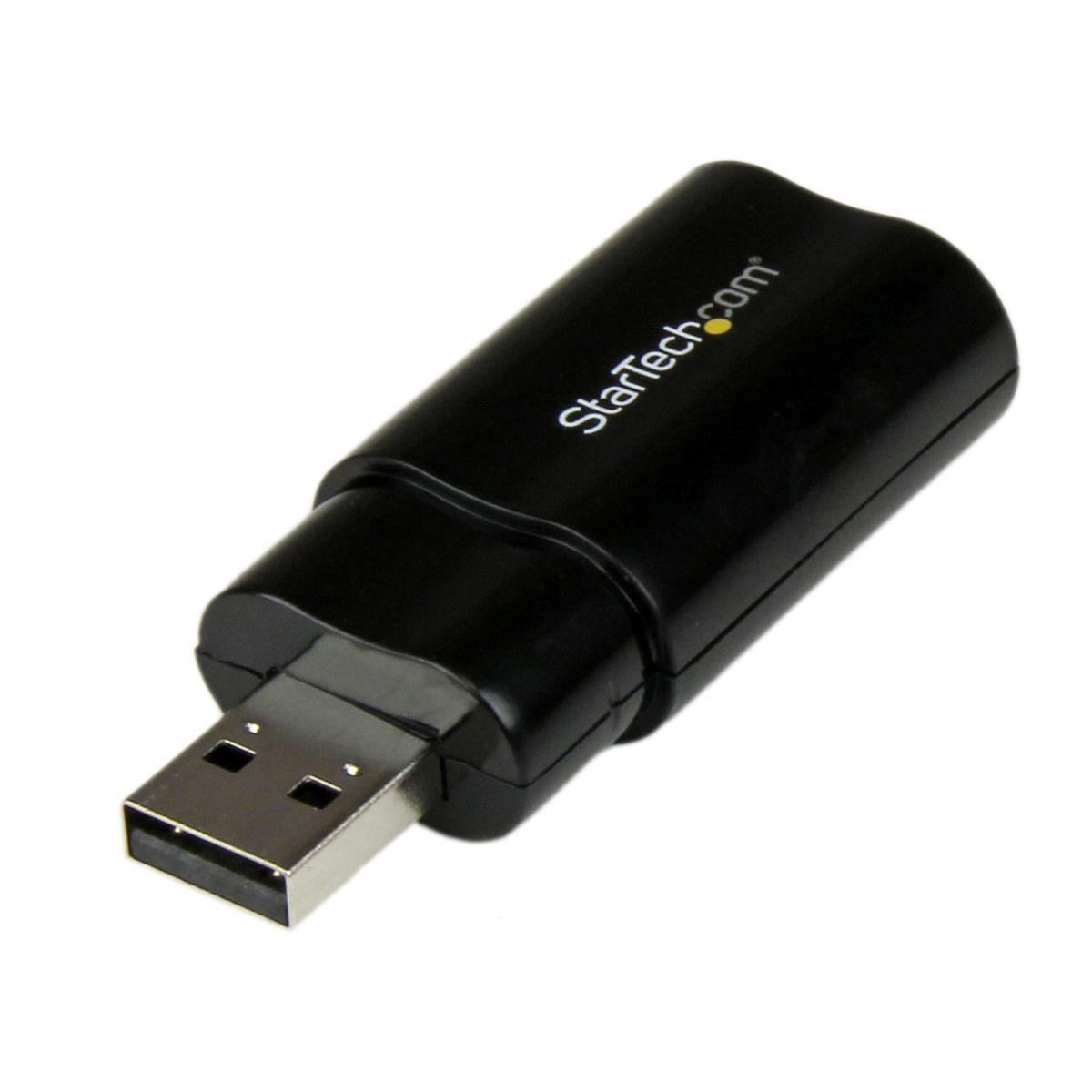 USB 2.0 To Audio Adapter - Black
